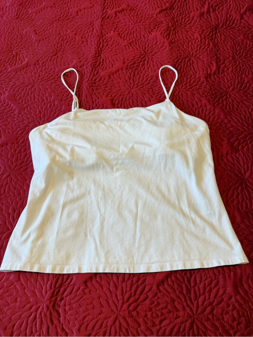 Banana Republic White Spaghetti Strap Camisole